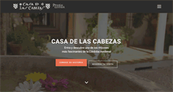 Desktop Screenshot of casadelascabezas.com